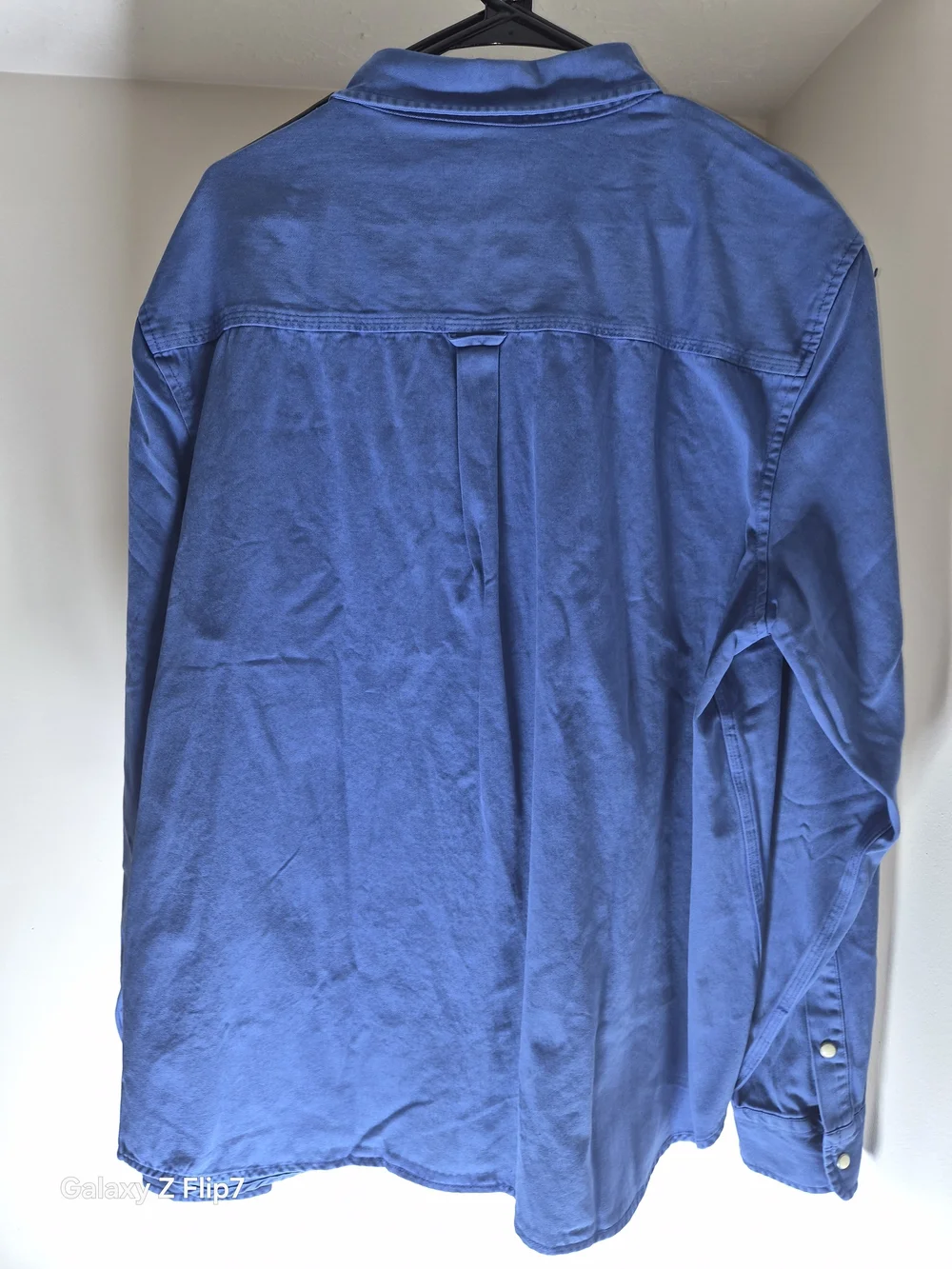 True Religion Blue Button-Up Workwear Shirt